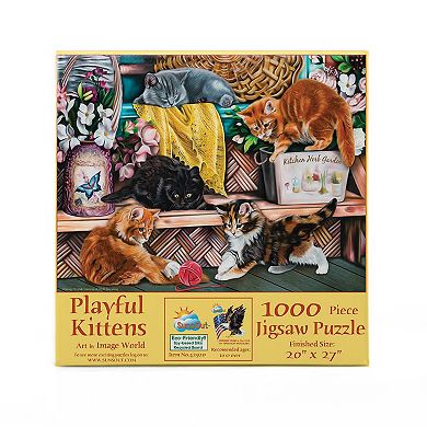 Playful Kittens 1000 piece Jigsaw Puzzle