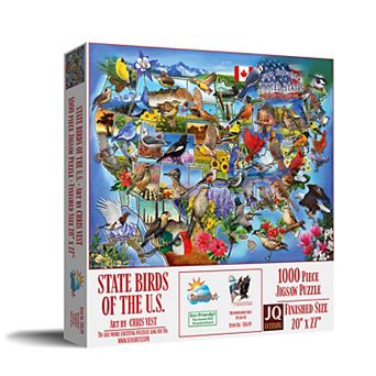 State Birds 1000 pc Jigsaw Puzzle