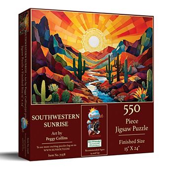Southwestern Sunrise 550 pc Jigsaw Puzzle for Adults