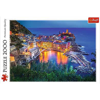 Trefl Red 2000 Piece Puzzle - Vernazza at dusk