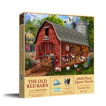 The Old Red Barn 1000 pc Jigsaw Puzzle