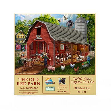 The Old Red Barn 1000 piece Jigsaw Puzzle