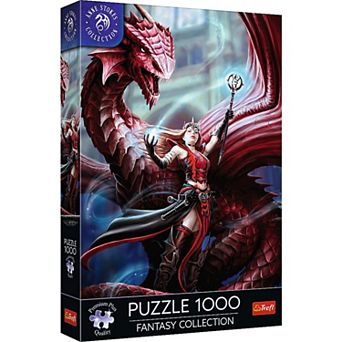 Trefl Premium Plus 1000 pc Puzzle - Anne Stokes Scarlet Mage