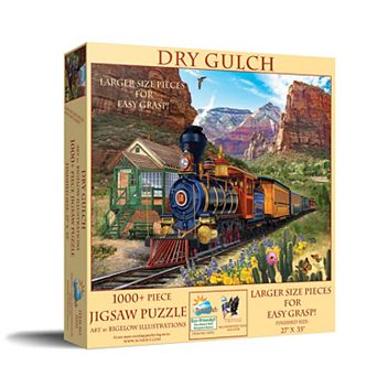 Dry Gulch 1000 pc Large Pieces Jigsaw Puzzle