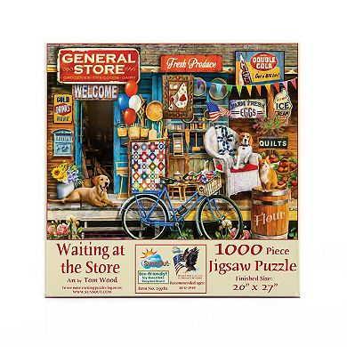 Waiting at the Store 1000 piece Jigsaw Puzzle