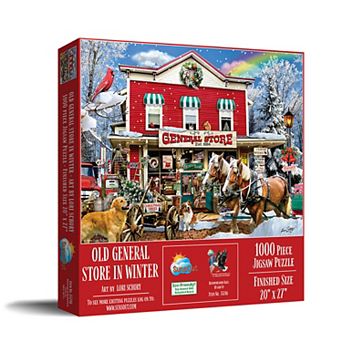 Old General Store Winter 1000 pc Jigsaw Puzzle