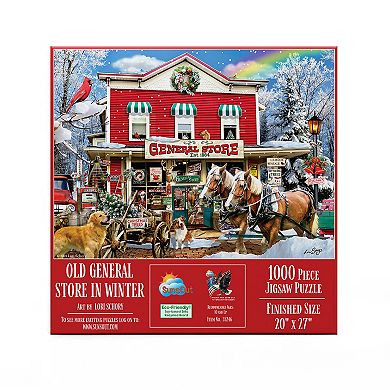 Old General Store Winter 1000 piece Jigsaw Puzzle