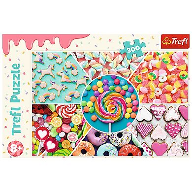 Trefl Red 300 Piece Kids Puzzle - Sweets