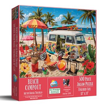 Beach Campout 500 pc Jigsaw Puzzle