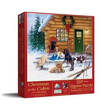 Christmas at The Cabin 550 pc Jigsaw Puzzle
