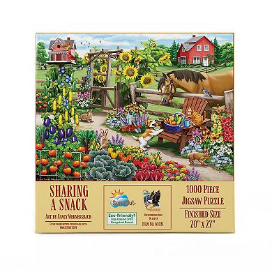 Sharing a Snack 1000 piece Jigsaw Puzzle