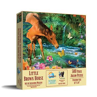 Little Brown Horse 500 pc Jigsaw Puzzle