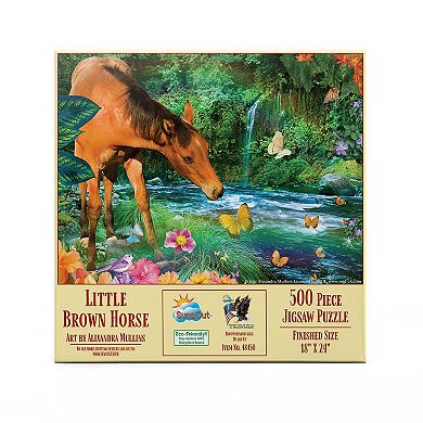 Little Brown Horse 500 piece Jigsaw Puzzle