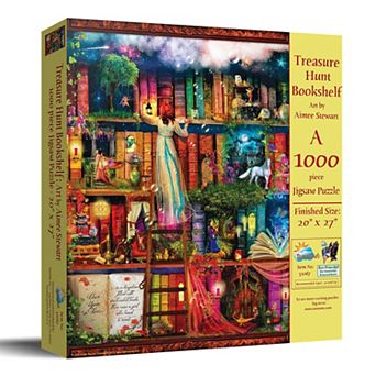 Treasure Hunt Bookshelf 1000 pc Jigsaw Puzzle