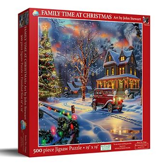 Family Time at Christmas 500 pc Jigsaw Puzzle
