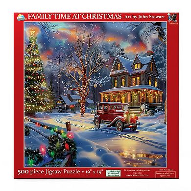 Family Time at Christmas 500 piece Jigsaw Puzzle