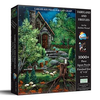 Fairyland and Fireflies 1000 pc Large Piece Jigsaw Puzzle