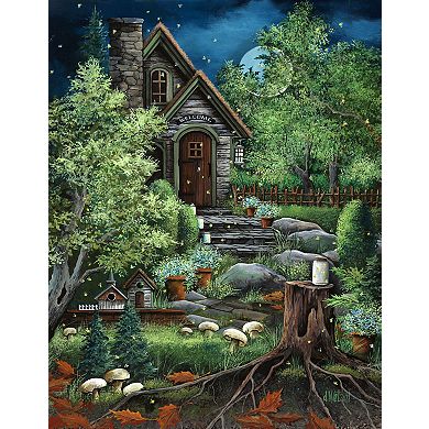 Fairyland and Fireflies 1000 piece Large Piece Jigsaw Puzzle