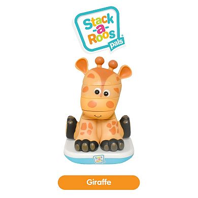Stack-a-Roos Baby Giraffe, Jungle Animal Stacking STEM Toy for Babies, Toddlers