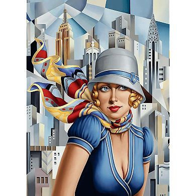 Trefl Wood Summer in the City - Catherine Abel Wooden Puzzle 200 Piece