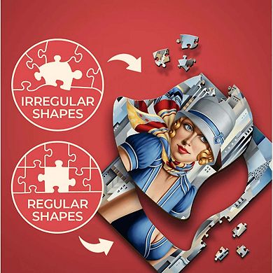 Trefl Wood Summer in the City - Catherine Abel Wooden Puzzle 200 Piece