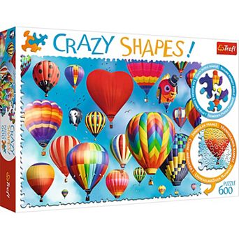 Trefl Red 600 pc Crazy Shapes - Colourful balloons