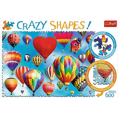 Trefl Red 600 Piece Crazy Shapes - Colourful balloons