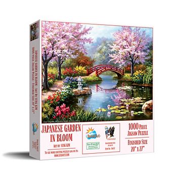 Japanese Garden in Bloom 1000 pc Jigsaw Puzzle