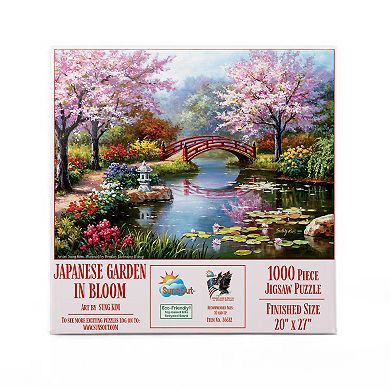 Japanese Garden in Bloom 1000 piece Jigsaw Puzzle