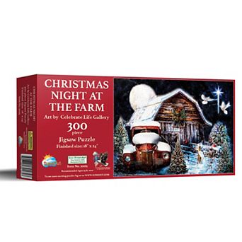 Christmas Night at the Farm 300 pc Jigsaw Puzzle