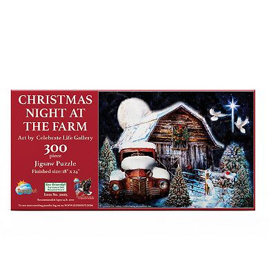 Christmas Night at the Farm 300 piece Jigsaw Puzzle