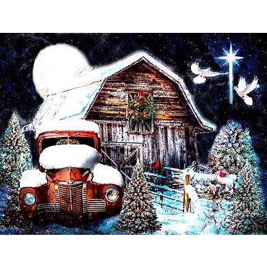Christmas Night at the Farm 300 piece Jigsaw Puzzle