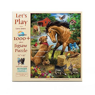 Let's Play 1000 piece Large Pieces Jigsaw Puzzle