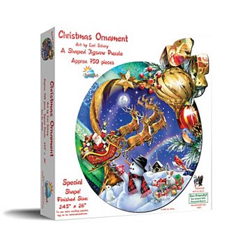Christmas Ornament 750 pc Special Shape Jigsaw Puzzle
