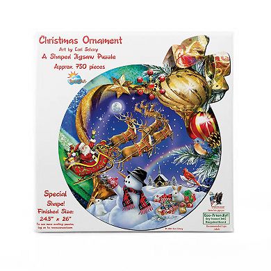 Christmas Ornament 750 piece Special Shape Jigsaw Puzzle