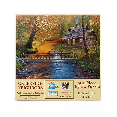 Creekside Neighbors 500 piece Jigsaw Puzzle