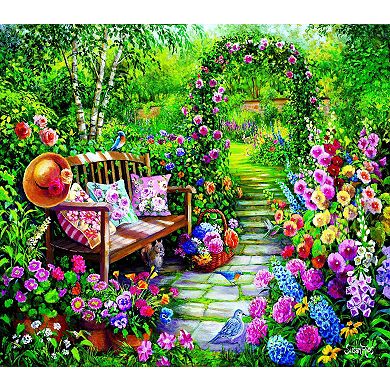 Kim's Garden 1000 piece Jigsaw Puzzle