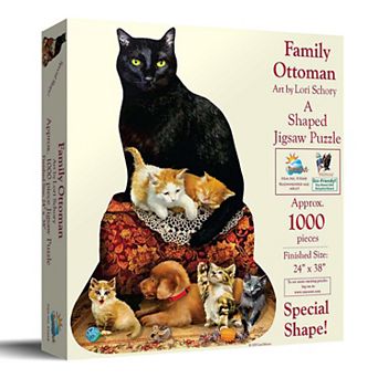 Family Ottoman 1000 pc Special Shape Jigsaw Puzzle