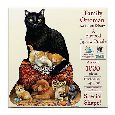 Family Ottoman 1000 piece Special Shape Jigsaw Puzzle