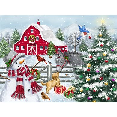 Winter Farm 1000 piece Jigsaw Puzzle
