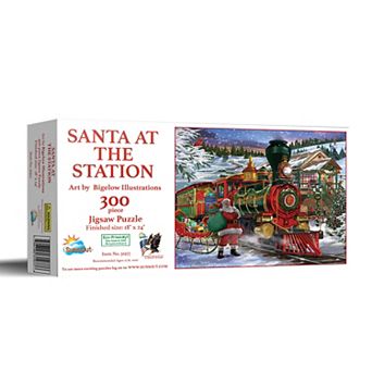 Santa at the Station 300 pc Jigsaw Puzzle