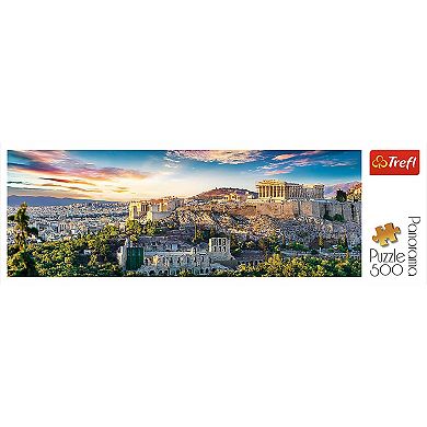 Trefl Red 500 Piece Panorama Puzzle - Acropolis, Athens / Fotolia