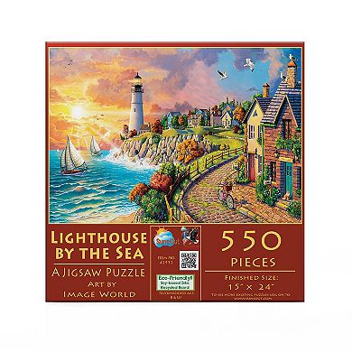Lighthouse by the Sea 550 piece Jigsaw Puzzle