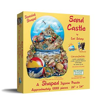 Sand Castle 1000 pc Special Shape Jigsaw Puzzle