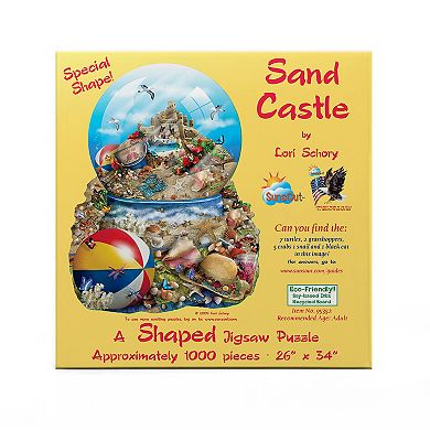 Sand Castle 1000 piece Special Shape Jigsaw Puzzle