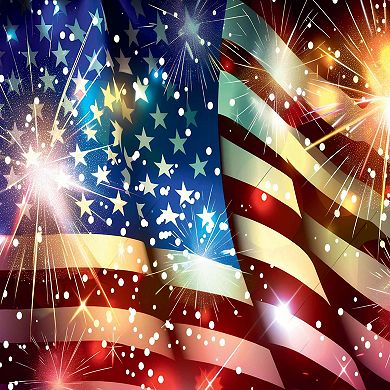 Trefl Red American Flag 500 Piece Puzzle