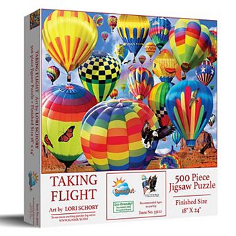 Taking Flight 500 pc Jigsaw Puzzle by Lori Schory Finished Size 18" x 24" MPN# 35122