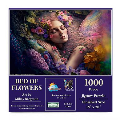 Bed of Flowers 1000 piece Jigsaw Puzzle