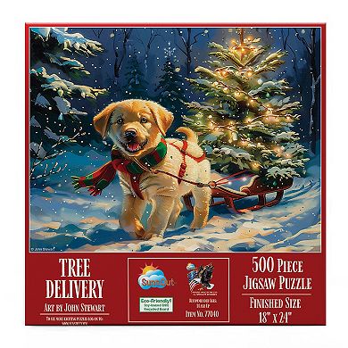 Tree Delivery 500 piece Jigsaw Puzzle