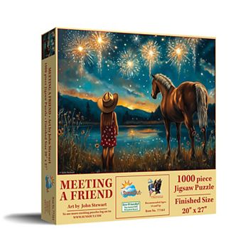 Meeting a Friend 1000 pc Jigsaw Puzzle for Adults